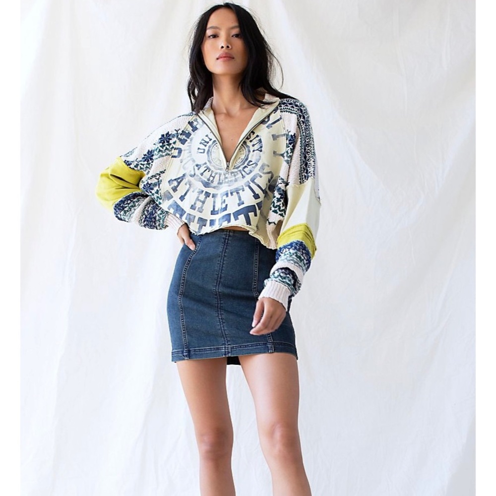 Free People Modern Femme Denim Mini